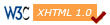 Valid XHTML